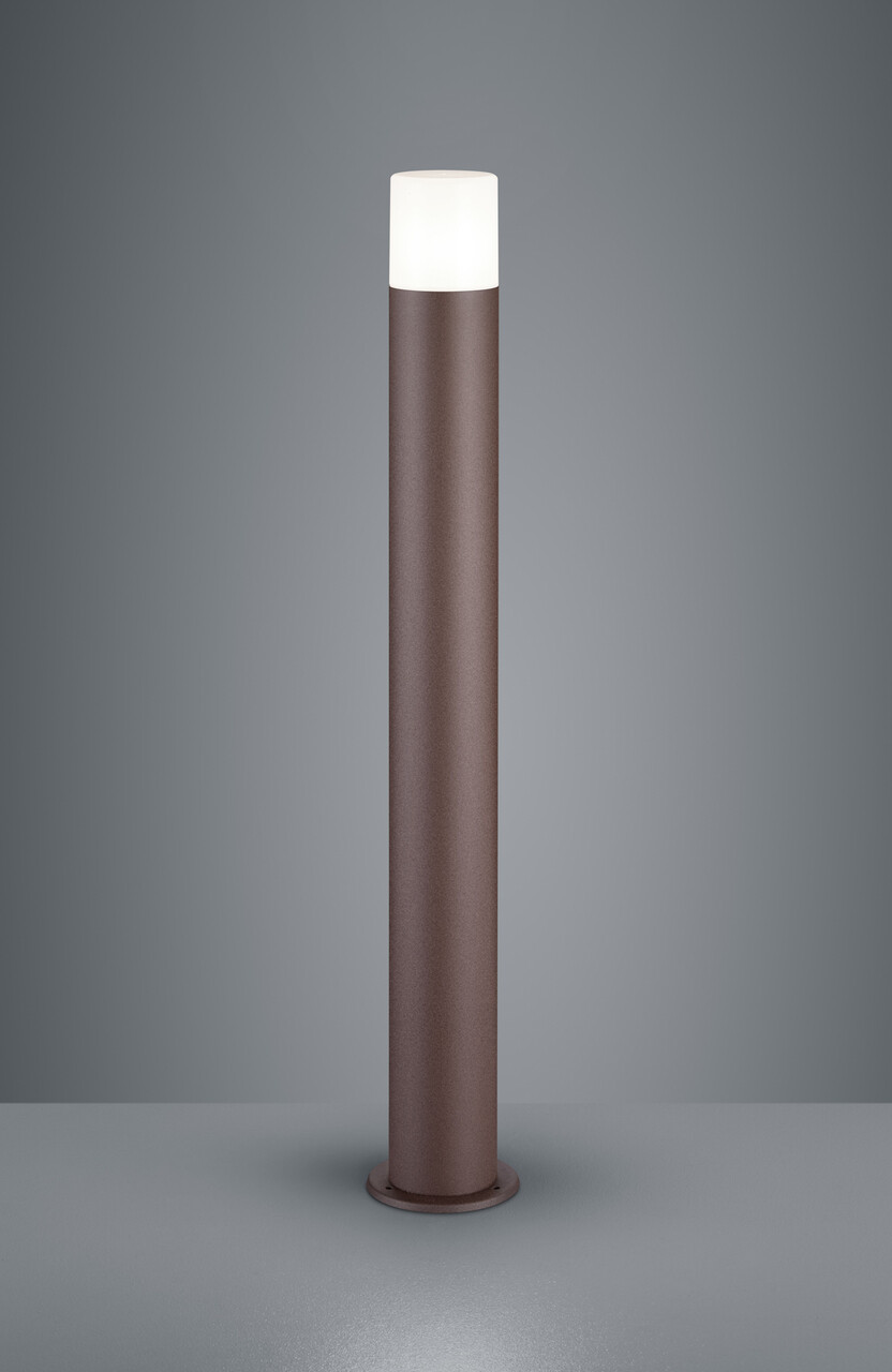 Lampadar de exterior Hoosic, TRIO, 12x80 cm, 28W, 1x E27, aluminiu, maro - imagine 4